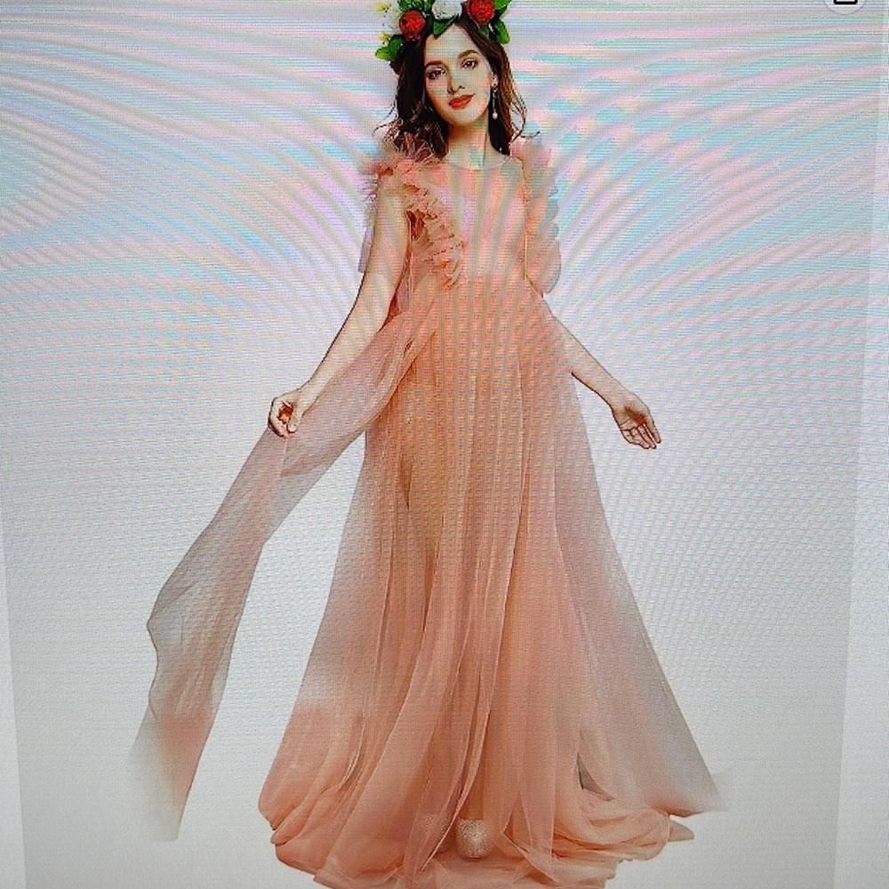 Maternity, Maxi lace photography gown